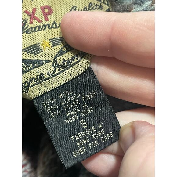 VTG Express Wool Alpaca Sweater Y2K Turtleneck Womens Sz Small Chunky Oversized - Picture 6 of 8